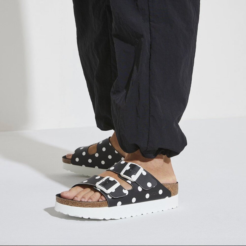 Birkenstock Papillio Arizona Platform Polka Dot Sandals EU 36 / US 5-5.5 - Picture 6 of 14